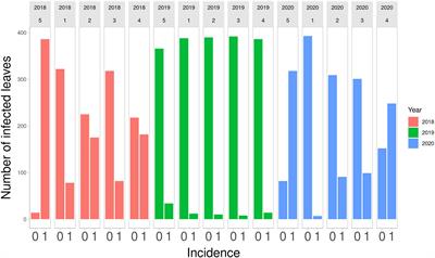 A Bayesian model for control strategy selection against Plasmopara viticola infections